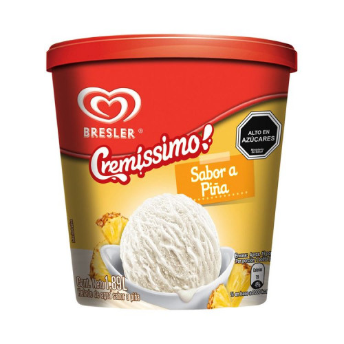 Helado Bresler Piña 1.89 Lt