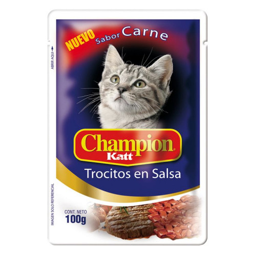 Champion Cat Pouch Carne 100 Grs