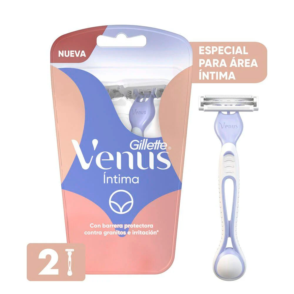 Maquina Afeitar Venus Intima Blister 2 Un