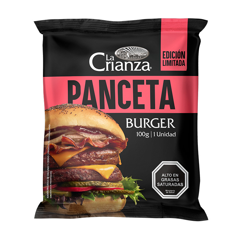 Hamburguesa La Crianza Panceta 100 Grs
