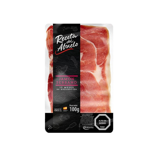 Jamon Serrano R/Abuelo 100 Gr