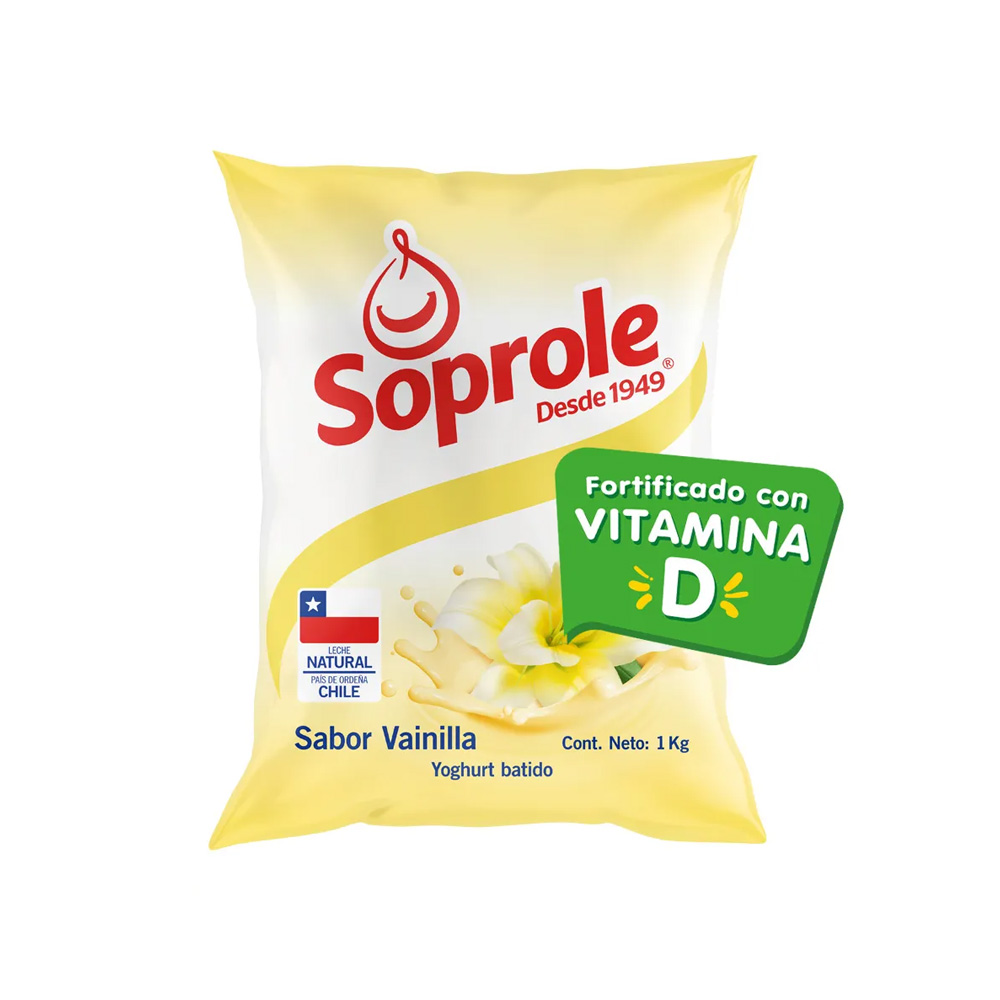 Yog Soprole Vainilla Bolsa 1 Kg