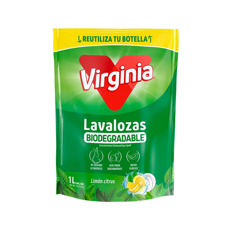 Lavaloza Virginia D/P Limón Citrus Litro