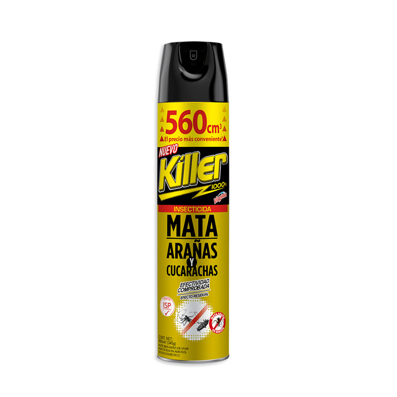 Insecticida Killer Arañas Y Cucarachas 560 cc