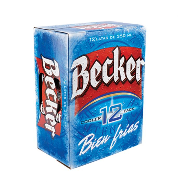 Cerveza Becker Lata Pack 12 X 354 Cc