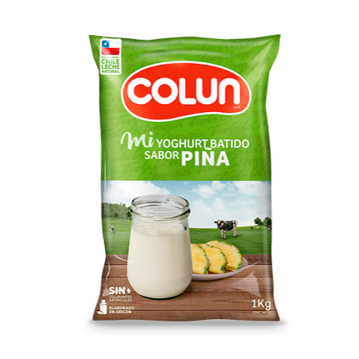Yoghurt Colun Piña Bolsa kg