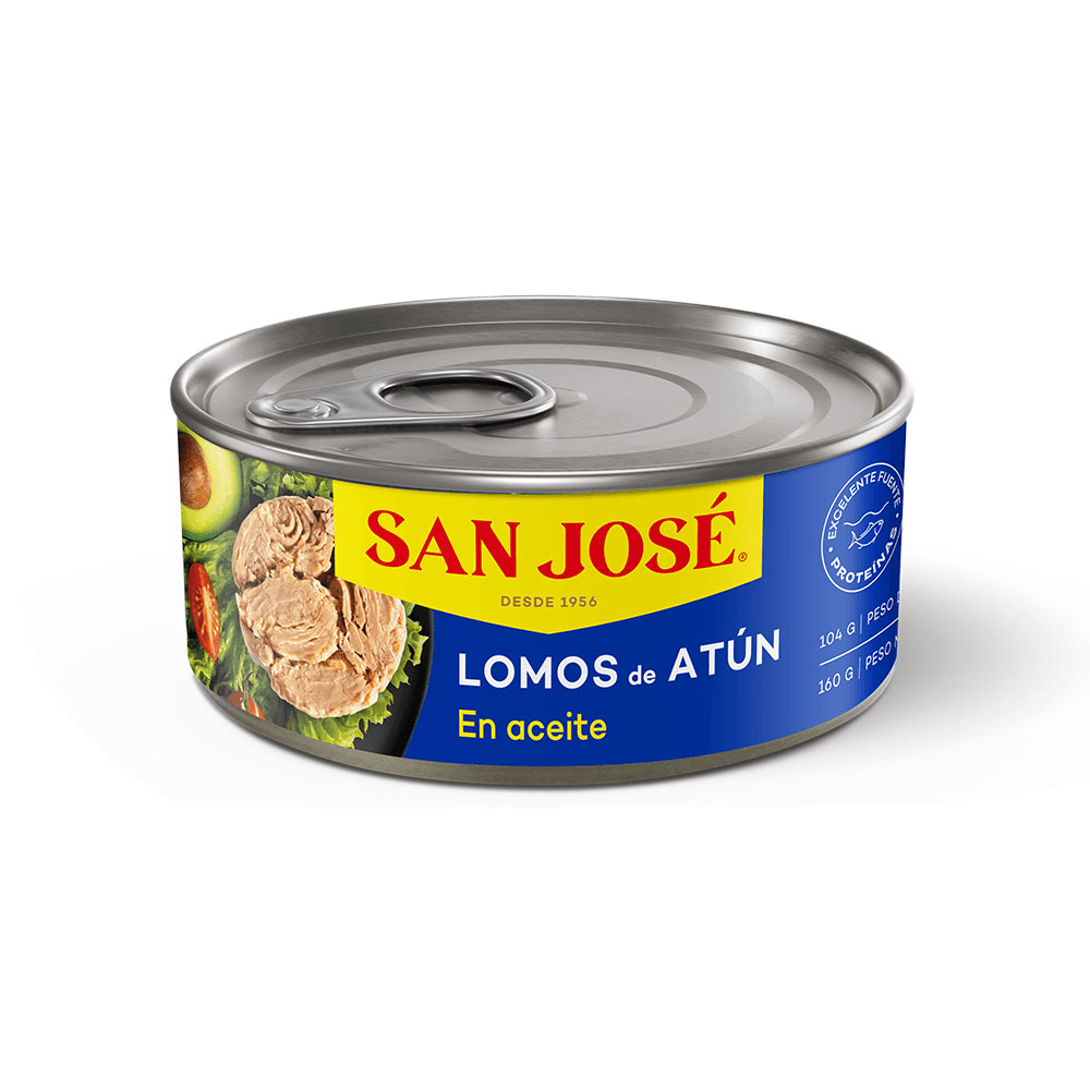 Atún San José Lomo Aceite 160 Gr (104 Gr Drenado)