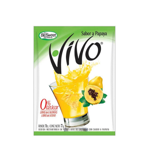 Jugo Vivo Papaya 8 Grs