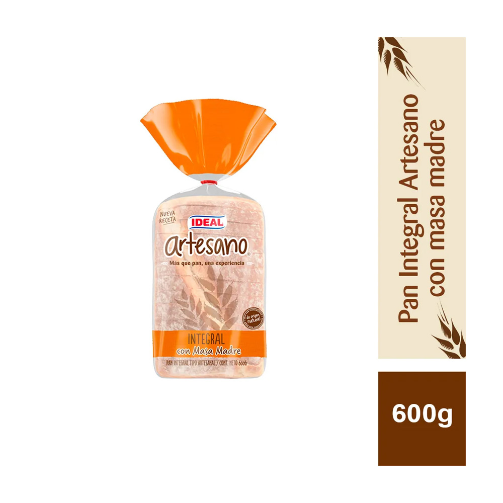 Pan Artesano Integral 1P 600G Bolsa Id