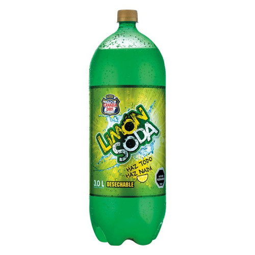 Bebida Limón Soda Pet 3 Litros