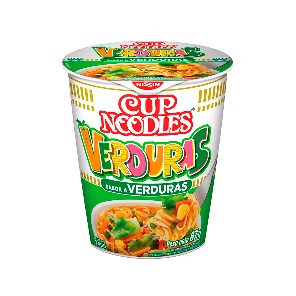 Cup Nissin Noodles Verduras 65 Gr