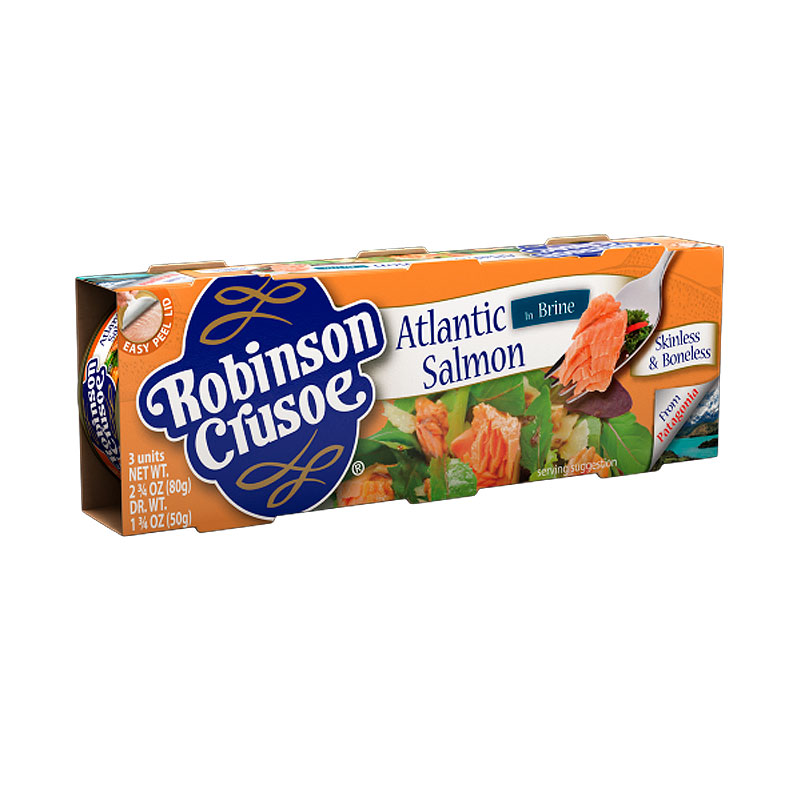 Salmón Robinson Crusoe Natural Pack 240Gr (150G Dr)