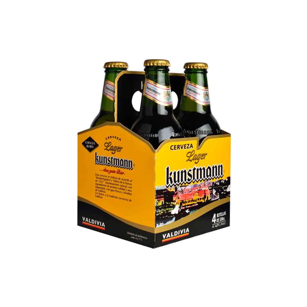 Pack Cerveza Kunstmann Lager 4x330 cc