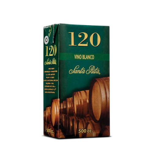 Vino 120 Blanco Tetra 500 cc