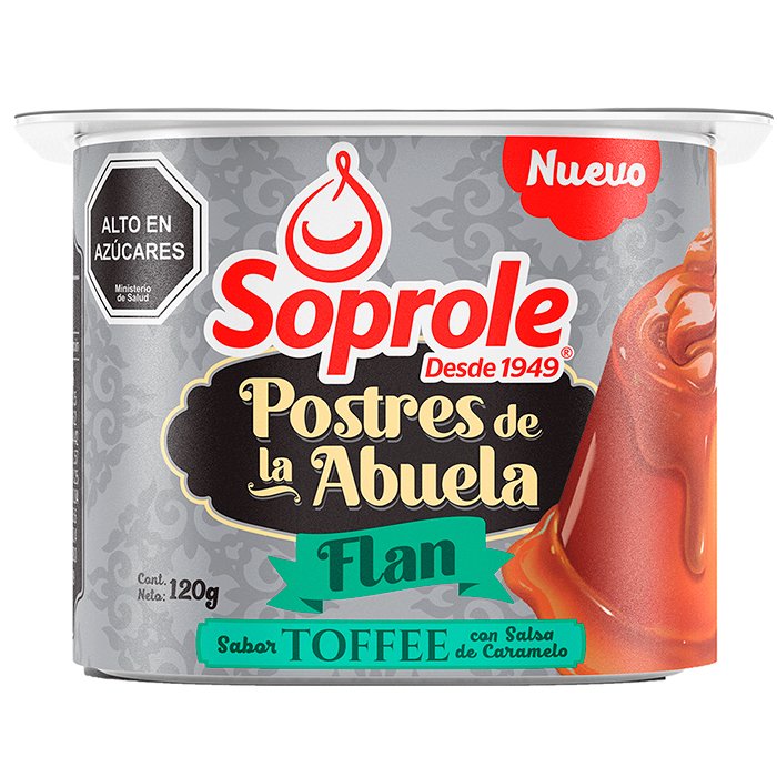 Postre Flan Soprole Toffie Abuela 120 Grs