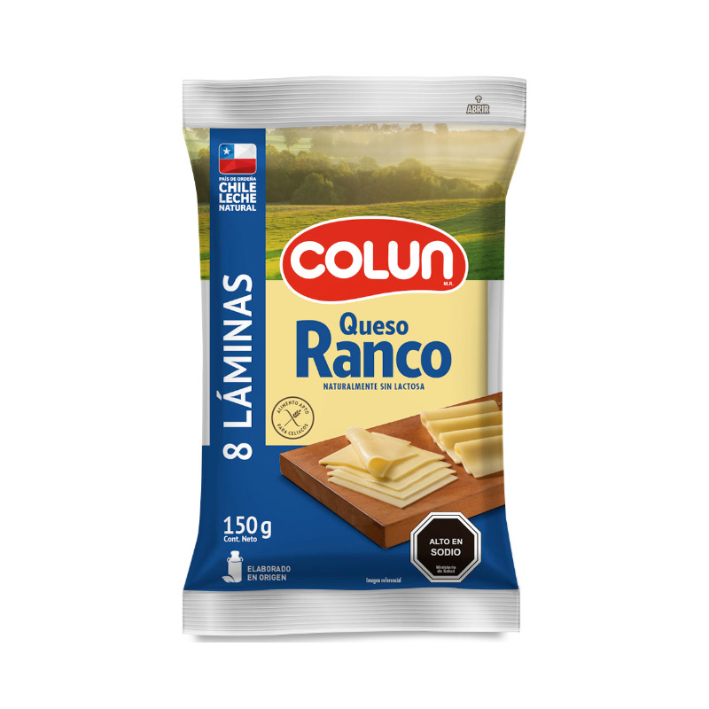 Queso Ranco Colun Lam 150 gr SR