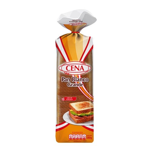 Pan Blanco Grande Cena 580 Gr