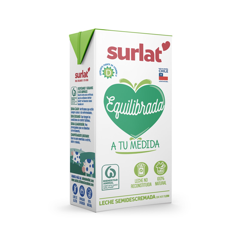 Leche Surlat Semidesc S/Tapa Lt