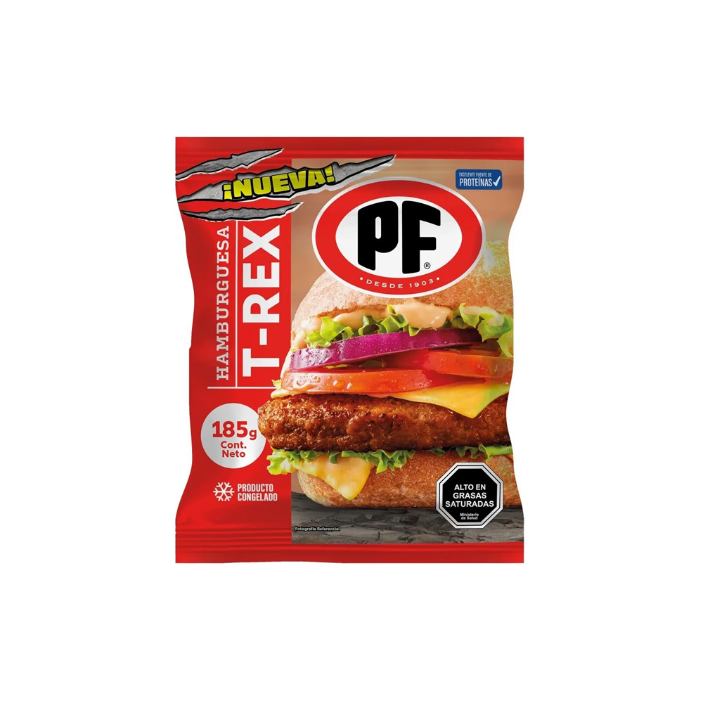Hamburguesa T-Rex Pf 185 Gr