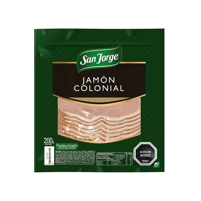 Jamon Colonial San Jorge  200 Gr