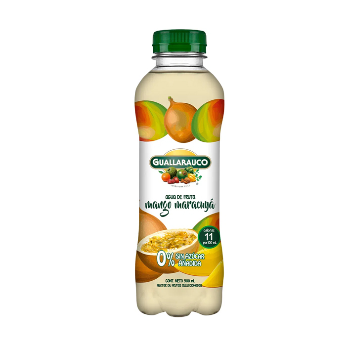 Agua Guallarauco Mango Maracuya 500 cc