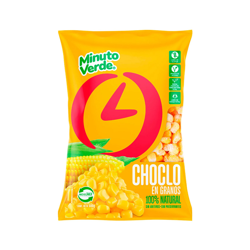 Choclo Grano Minuto Verde 500 Grs