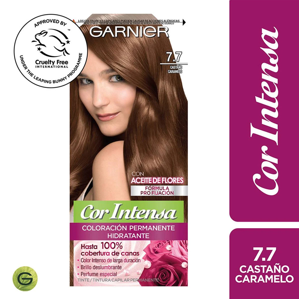 Tintura Cor Intensa 7.7 Castaño Caramelo