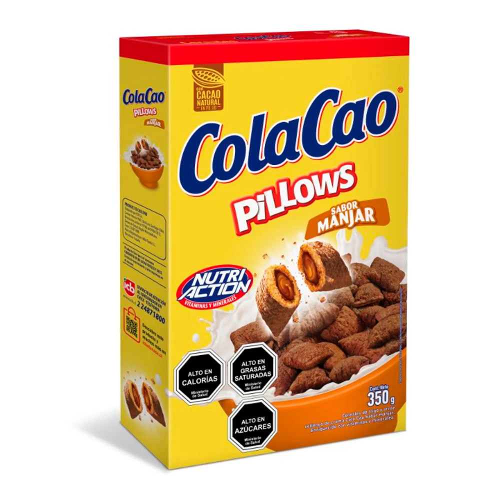 Cereal Cola Cao Pillows Manjar 350 Gr