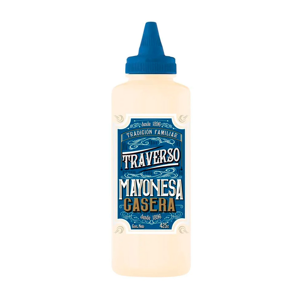 Mayonesa Traverso Casera Pet 425 Gr