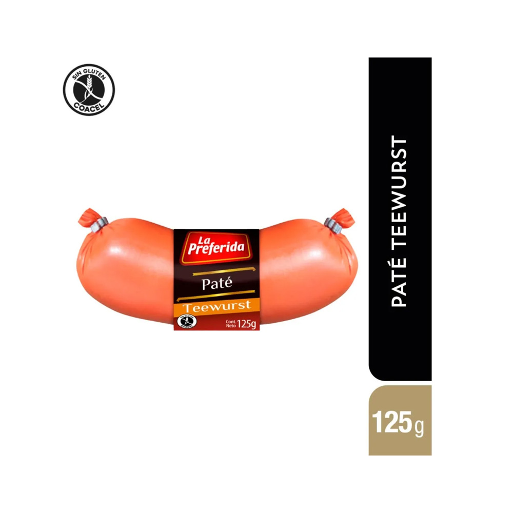 Paté Teewurst La Preferida 125 Gr