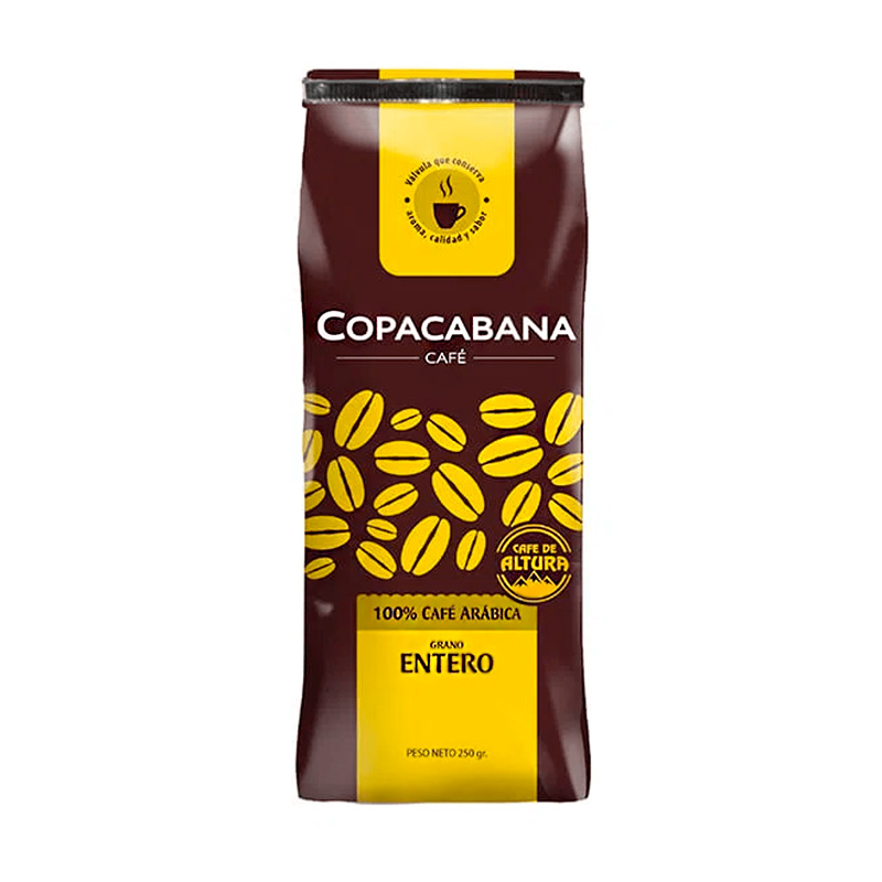 Café Grano Entero Copacabana 250 Grs