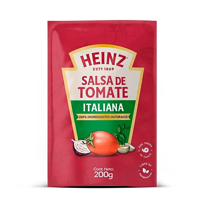 Salsa De Tomates Heinz Italiana 200 Grs