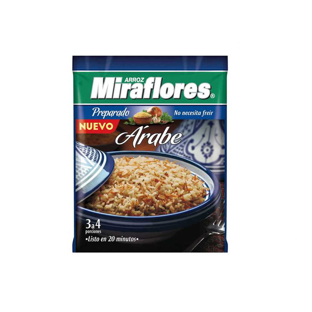 Arroz Miraflores Arabe 175 gr