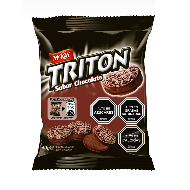  Galleta Triton Mini Chocolate 40 Grs