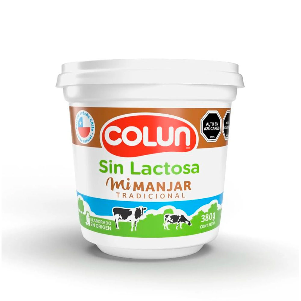 Manjar Colun Sin Lactosa 380 Gr