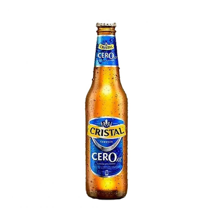 Cerveza Cristal Radler Cero Botella 355 Cc