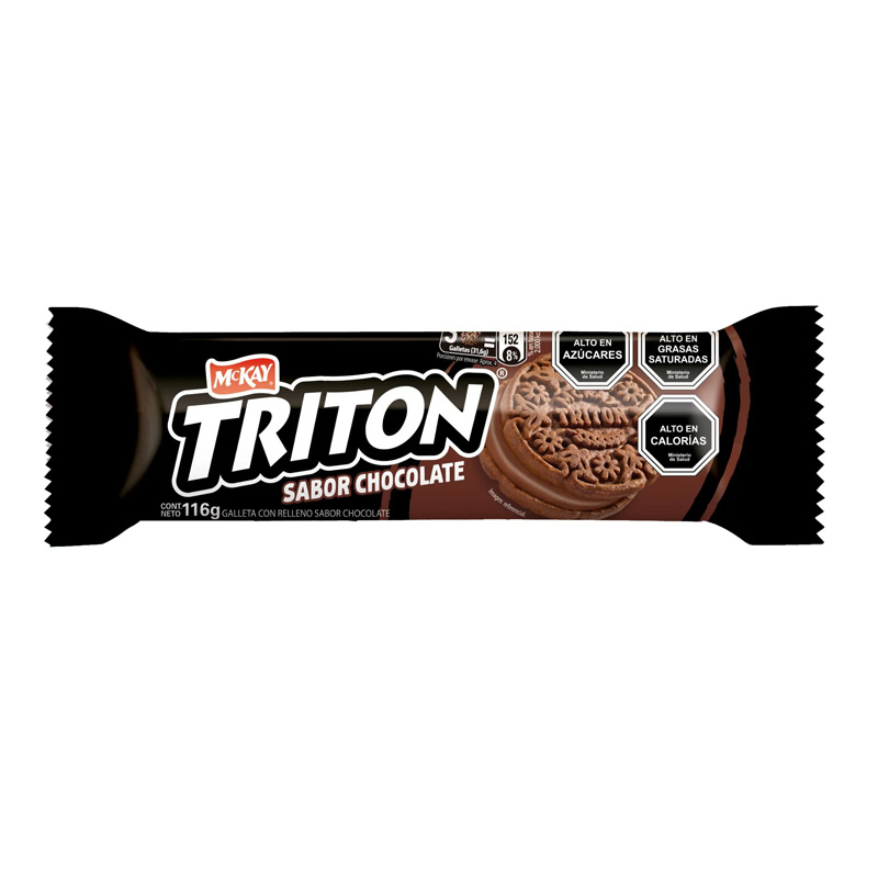 Galleta Tritón Chocolate 116 Grs