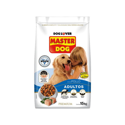 Master Dog Adul. Poll/Arr/Veg. 15Kg