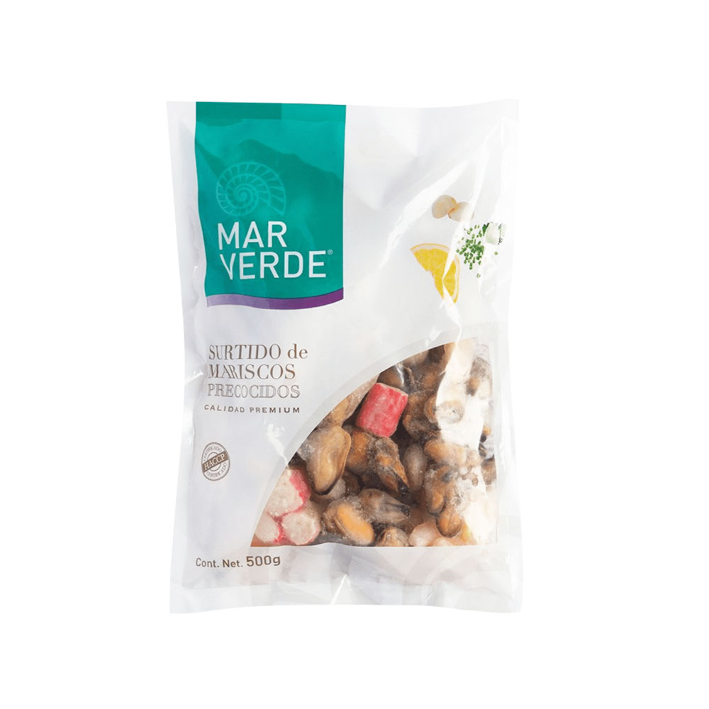 Surtido Mariscos Mar verde Precocidos 500 gr