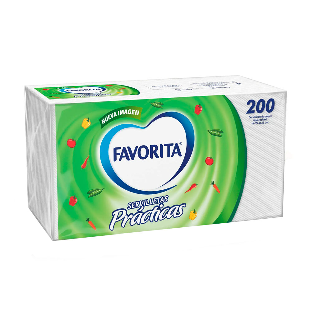 Servilleta Favorita Prácticas 200 Hjs