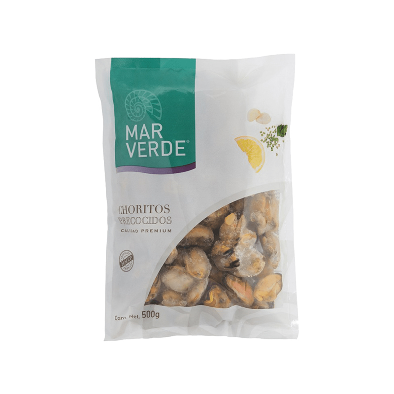 Choritos Mar Verde Precocidos 500 gr