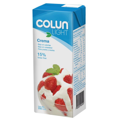 Crema Colun Light 200 Cc
