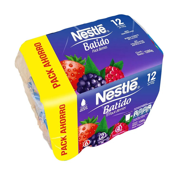 Pack Yog Nestle Berries 12 X 115 Gr
