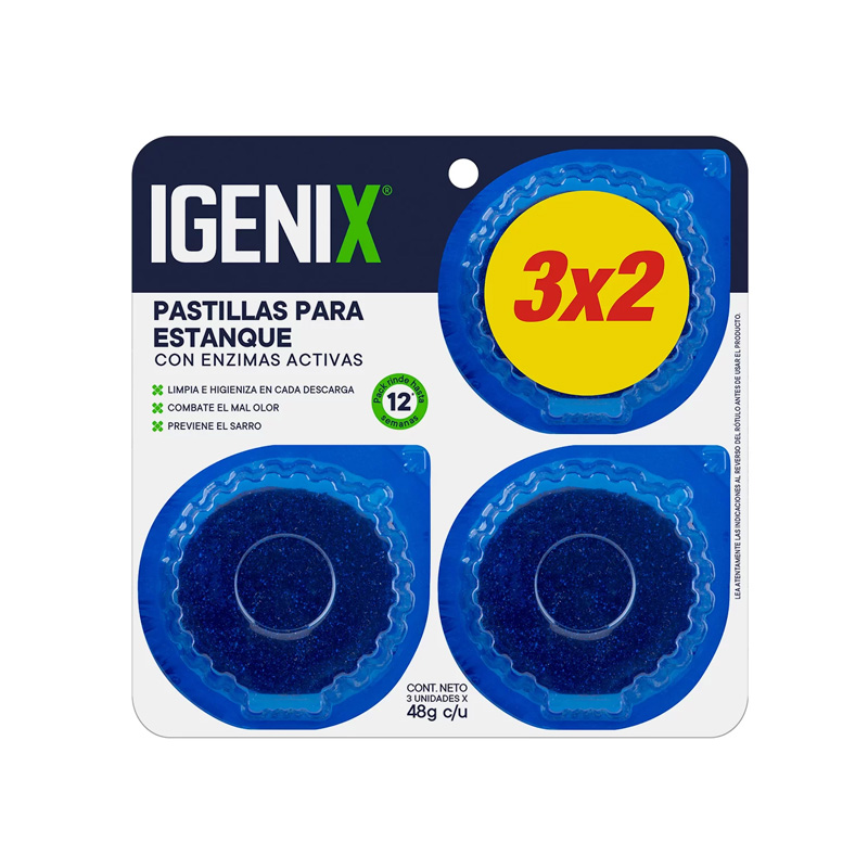 Pastilla Estanque Igenix X 3