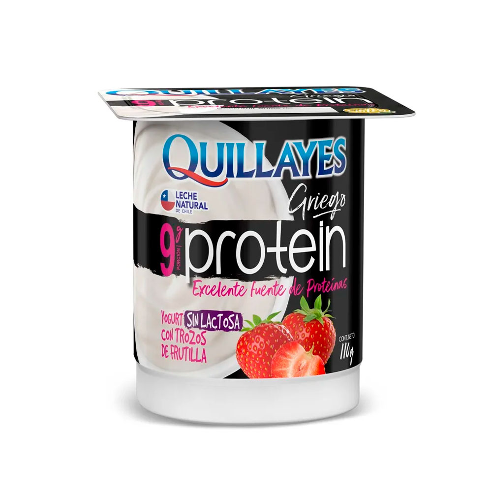 Yogurt Protein Quillayes Frutilla 110 Grs
