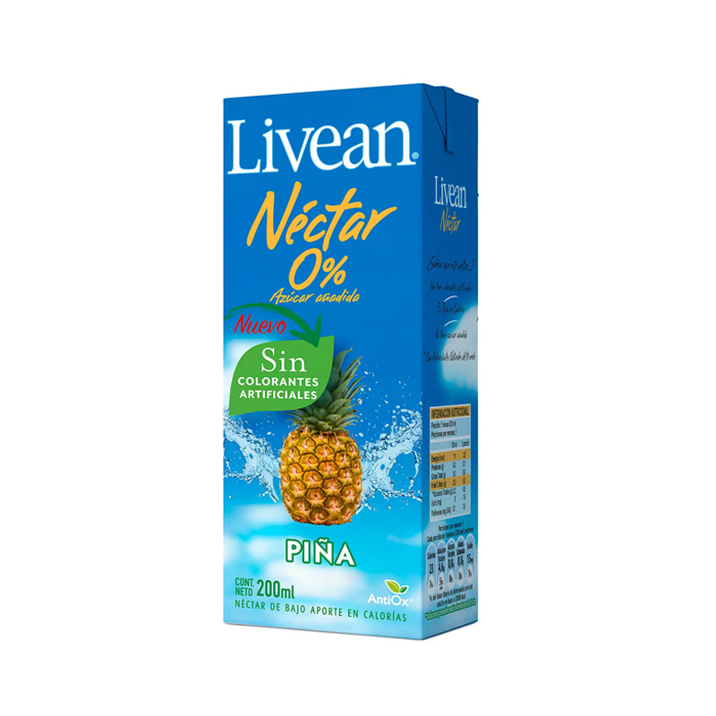 Néctar Livean Piña 200 ml