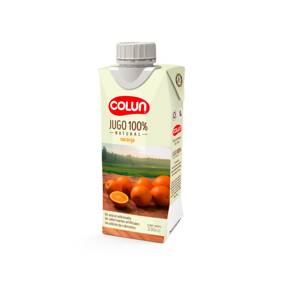 Jugo Natural Colun Naranja Prisma 330 cc