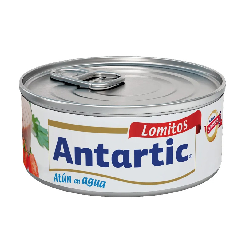  Atún Antartic Desmenuzado Agua 140 Grs (104 Grs Drenado)