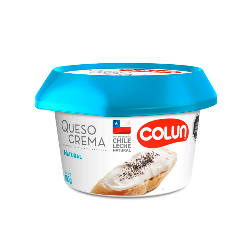 Queso Crema Colun Natural 100 Grs 