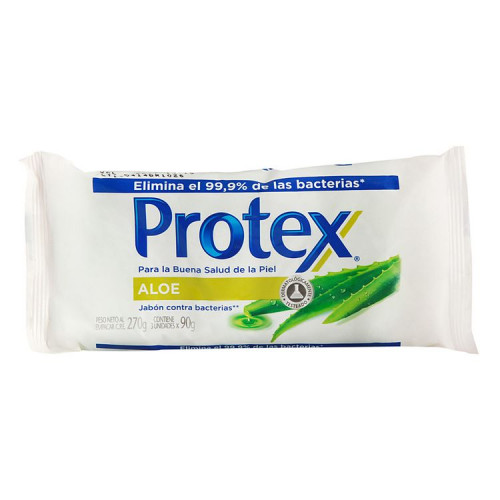 Jabon Protex Flowpack Aloe x3 90 grs